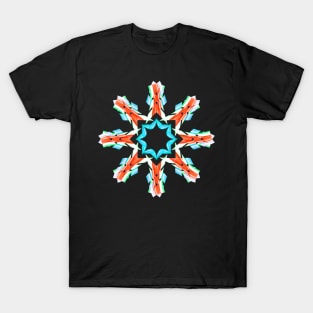 Red and blue Star T-Shirt